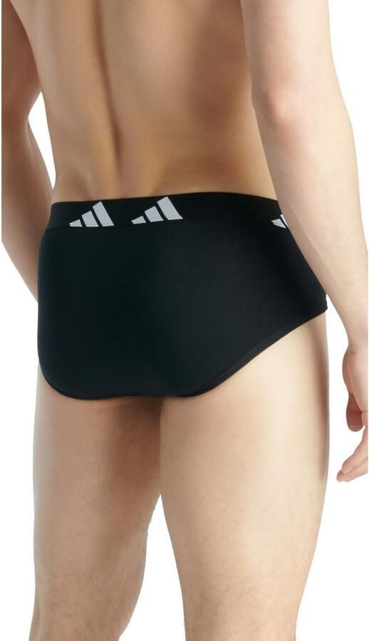 Adidas Sportswear Slip Active Flex Cotton elastisch logoband schuurvrij draagcomfort zonder opening (Set van 3) - Foto 5