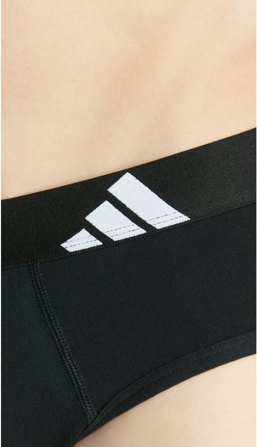 Adidas Sportswear Slip Active Flex Cotton elastisch logoband schuurvrij draagcomfort zonder opening (Set van 3) - Foto 6