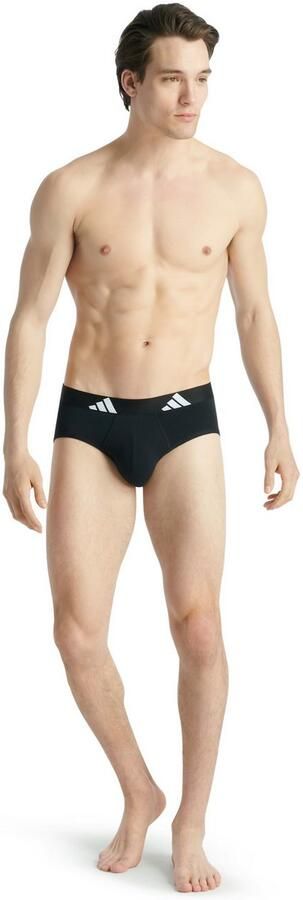 Adidas Sportswear Slip Active Flex Cotton elastisch logoband schuurvrij draagcomfort zonder opening (Set van 3) - Foto 9