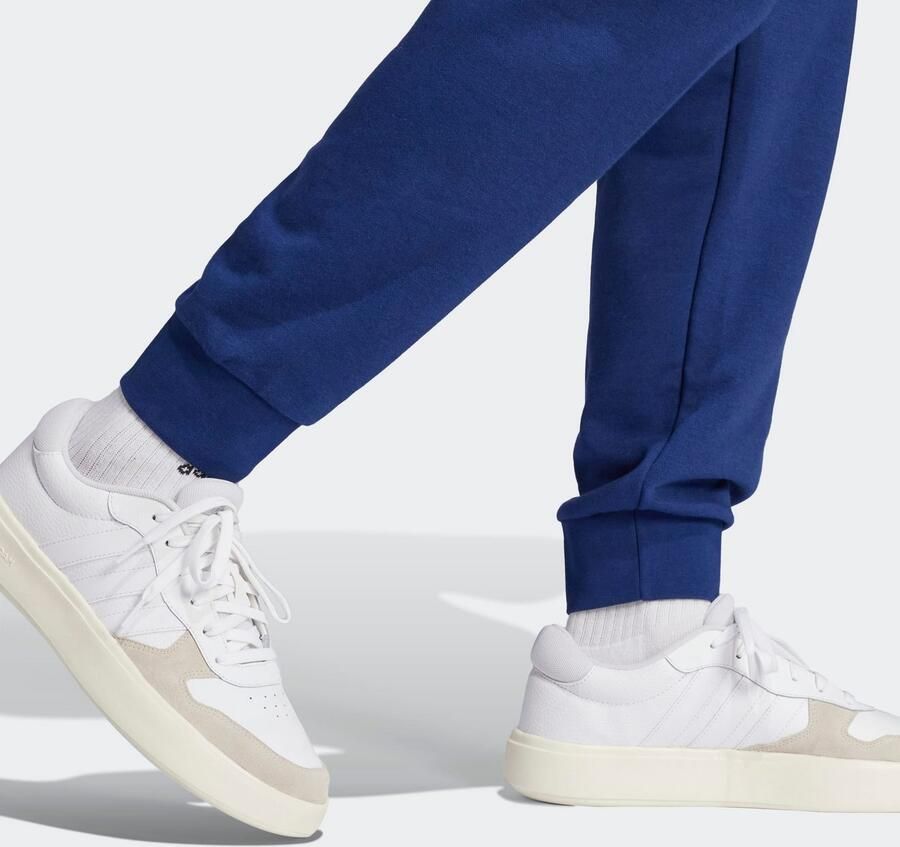 Adidas Sporty Essentials Big Logo French Terry Broek Blue Heren