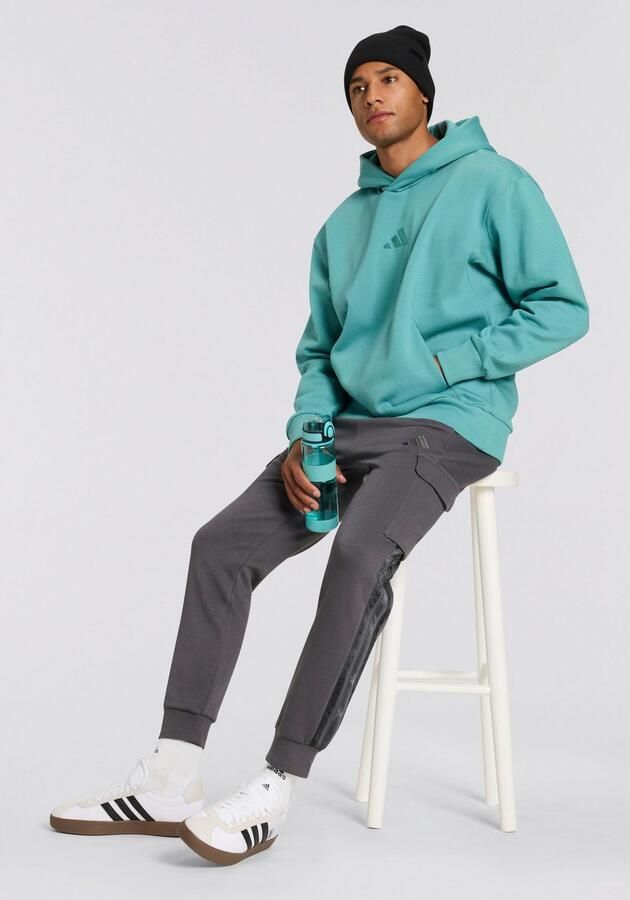 Adidas Sportswear Hoodie M A SZN FL HD zacht fleecemateriaal (1-delig)