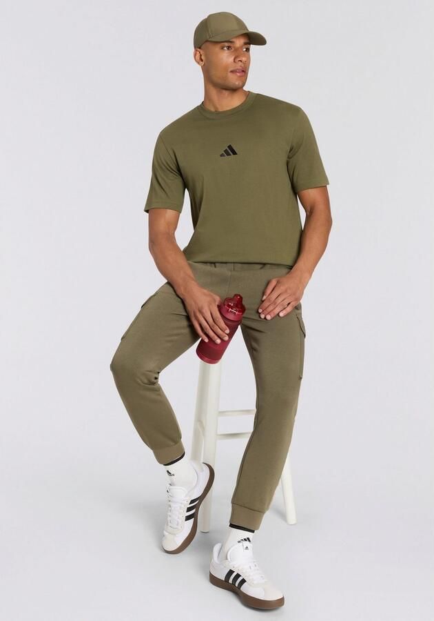 Adidas Sportswear T-shirt met labelstitching en ronde hals - Foto 5