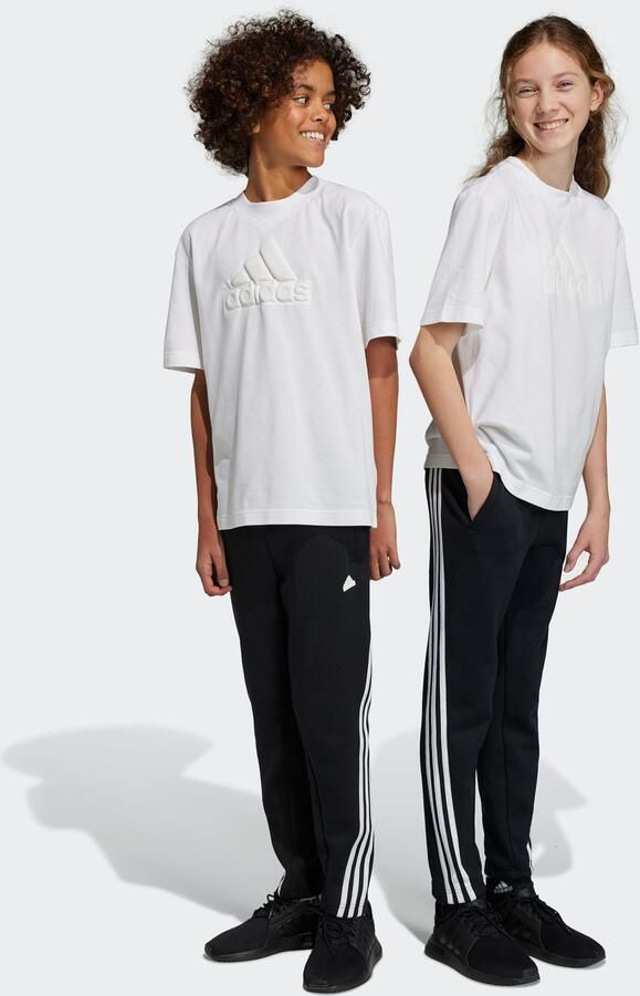 Adidas Sportswear joggingbroek zwart wit Katoen Effen 152 - Foto 10