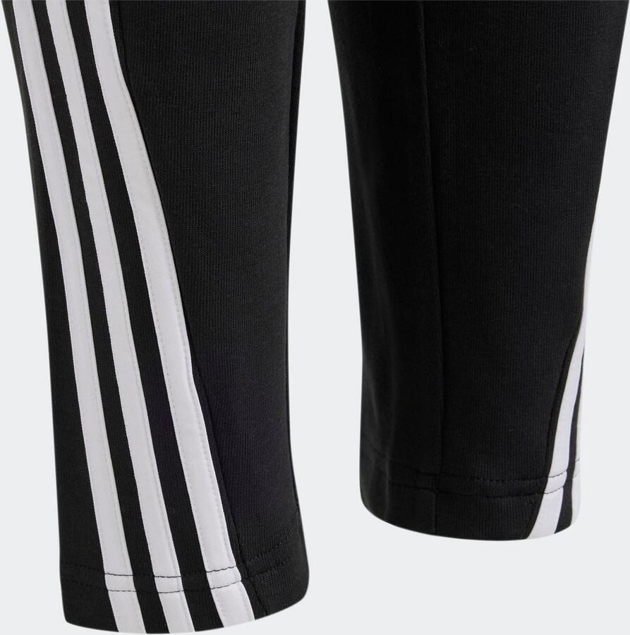 Adidas Sportswear joggingbroek zwart wit Katoen Effen 152