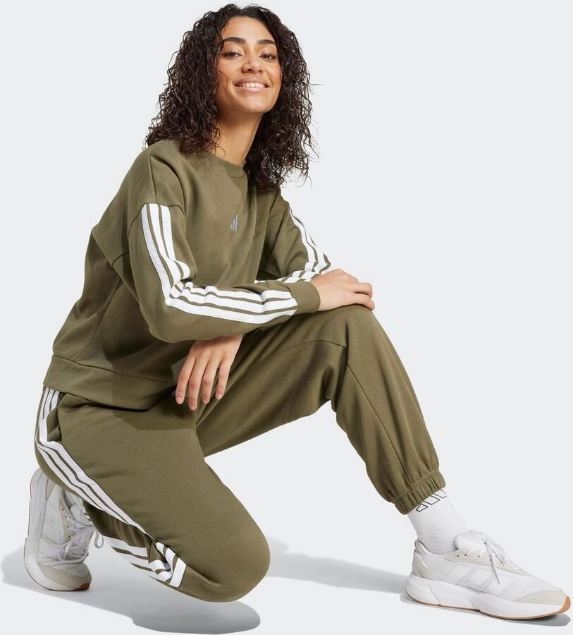 Adidas Sportswear Sportbroek W 3S FL C PT Los gesneden met smal toelopende beenvorm (1-delig) - Foto 3