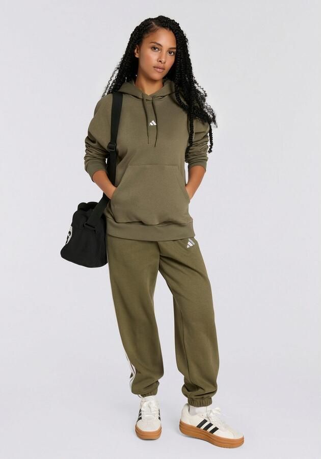 Adidas Sportswear Sportbroek W 3S FL C PT Los gesneden met smal toelopende beenvorm (1-delig) - Foto 4