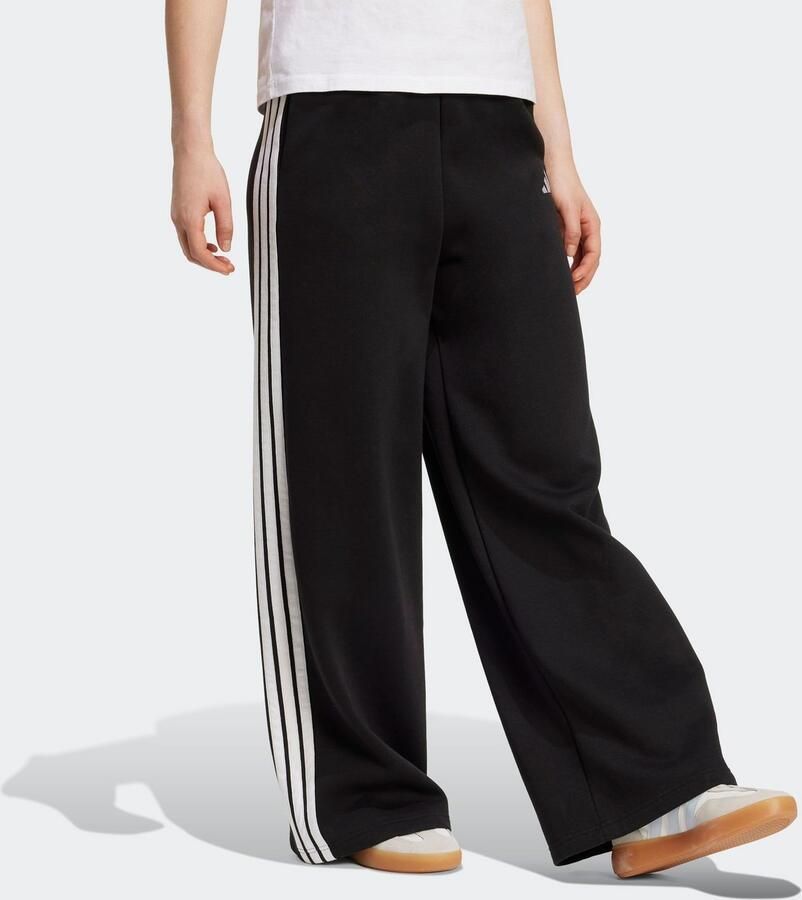 Adidas Sportswear Sportbroek W 3S FL PT Wijde pijp en zachte fleece zorgen voor gezellig comfort (1-delig) - Foto 3