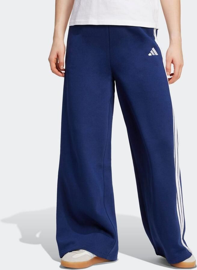 Adidas Sportswear Sportbroek W 3S FL PT Wijde pijp en zachte fleece zorgen voor gezellig comfort (1-delig) - Foto 4