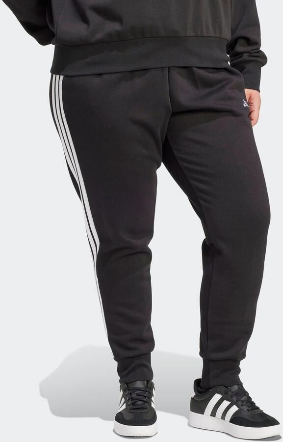 Adidas Essentials 3-Stripes Fleece Slim Broek (Grote Maat) - Foto 3