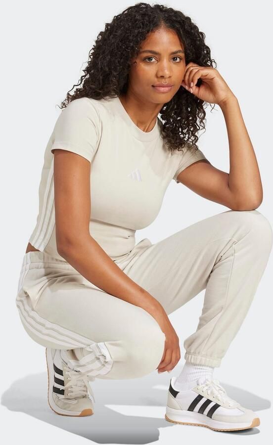 Adidas Sportswear Sportbroek W 3S FT CF PT Reguliere pasvorm normale tailleband zacht French Terry materiaal (1-delig) - Foto 3