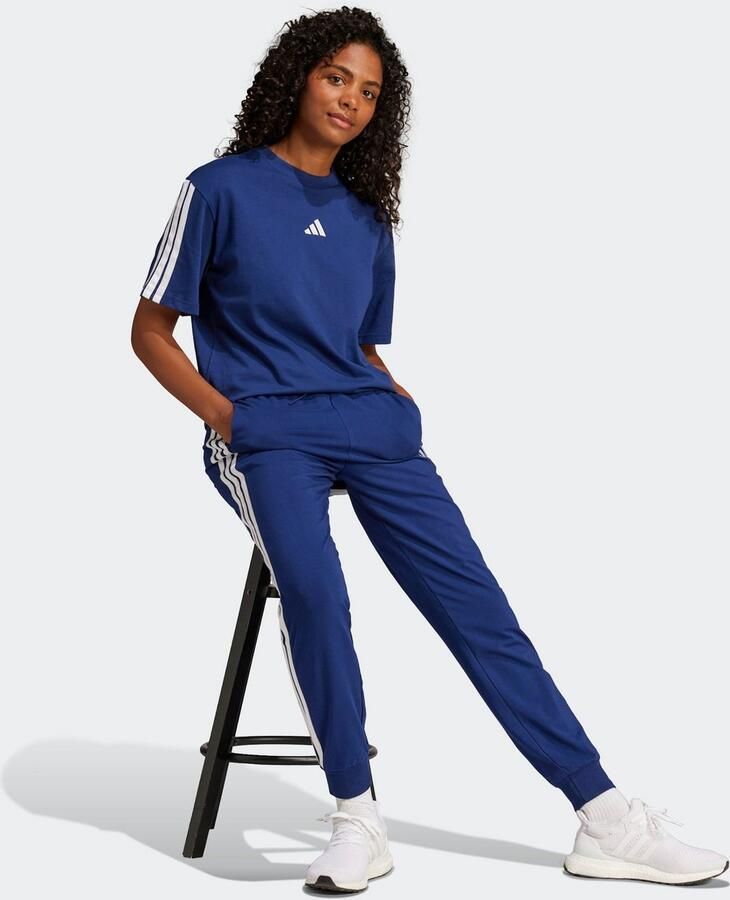 Adidas Sportswear Sportbroek W 3S SJ JOGGER Casual gesneden hoge band smal toelopende beenvorm (1-delig) - Foto 3