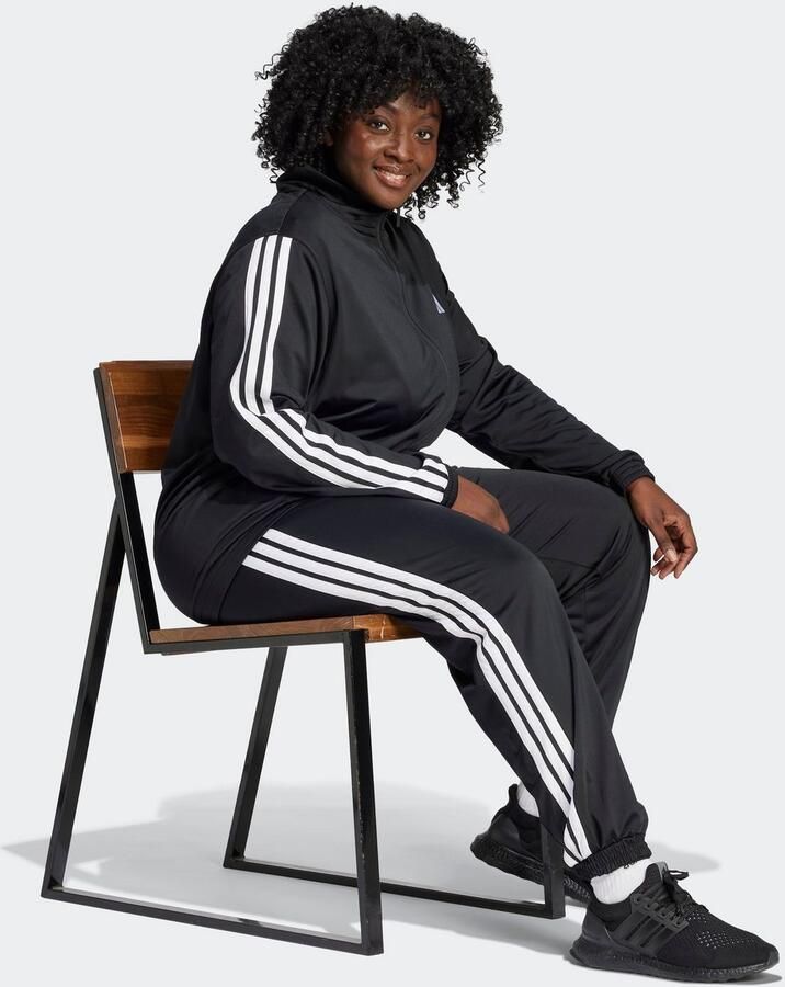 Adidas Sportswear Sportbroek W 3S TP TRIC drie-strepen trainingsbroek van tricotstof trackpants (1-delig) - Foto 3