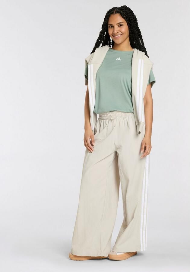 Adidas Sportswear Sportbroek W 3S WV PT Parachute broek los gesneden met wijde pijpen (1-delig) - Foto 10