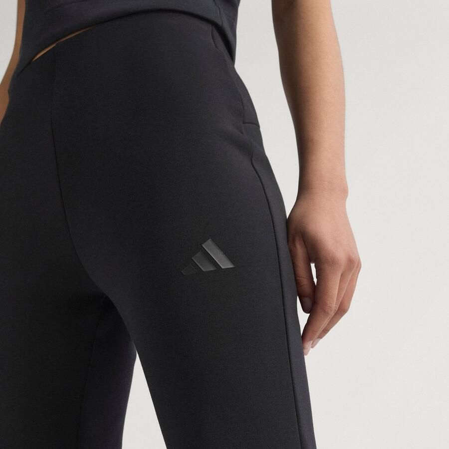 Adidas Sportswear Flared cut sweatpants met elastische band