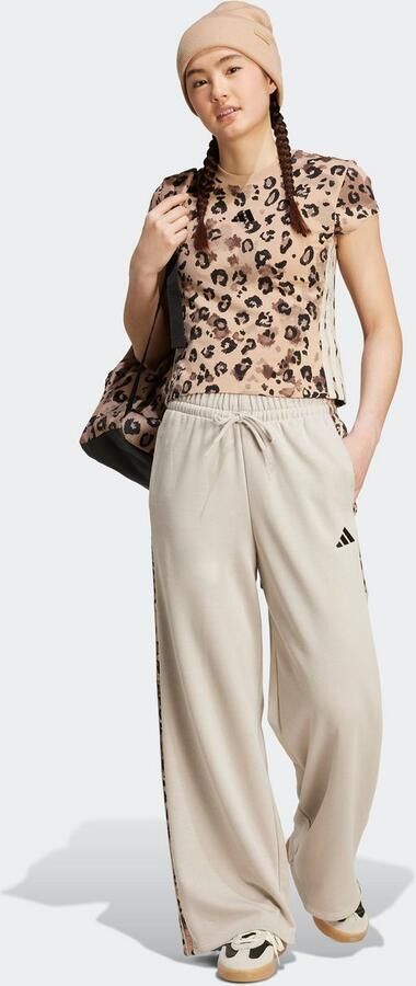 Adidas Sportswear Sportbroek W AOP FT PT Los gesneden met wijde pijp dierenprint-details (1-delig) - Foto 6