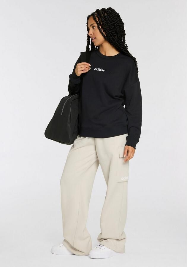 Adidas Sportswear Sportbroek W LIN FL CARGO Cargobroek met zachte binnenkant regular fit hoge tailleband (1-delig) - Foto 3