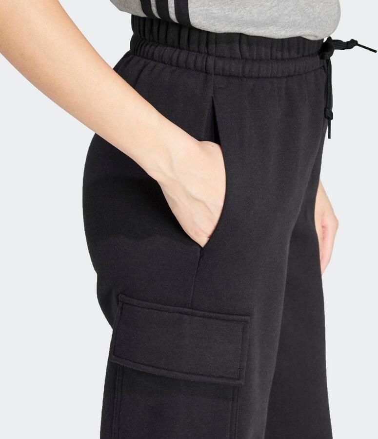 Adidas Sportswear Sportbroek W LIN FL CARGO Cargobroek met zachte binnenkant regular fit hoge tailleband (1-delig)