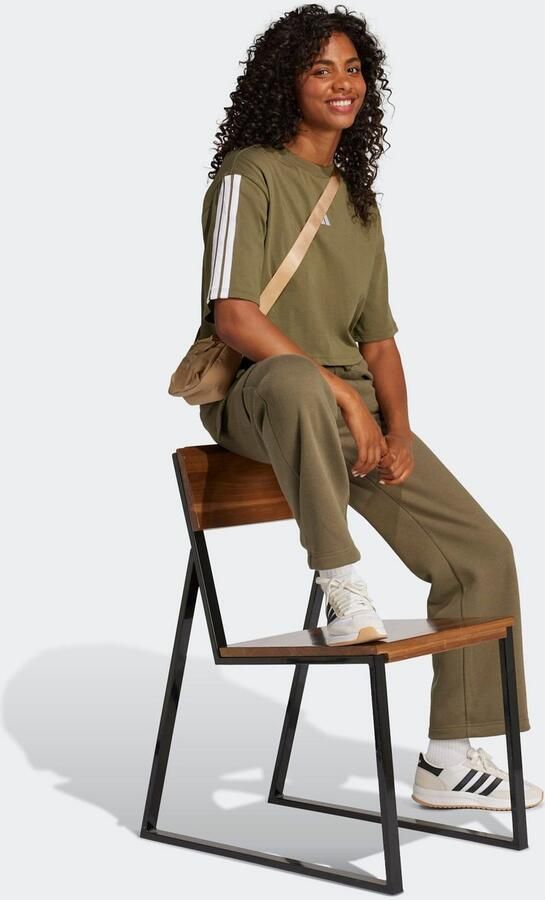 Adidas Sportswear Sportbroek W LIN FL CARGO Cargobroek met zachte binnenkant regular fit hoge tailleband (1-delig) - Foto 4