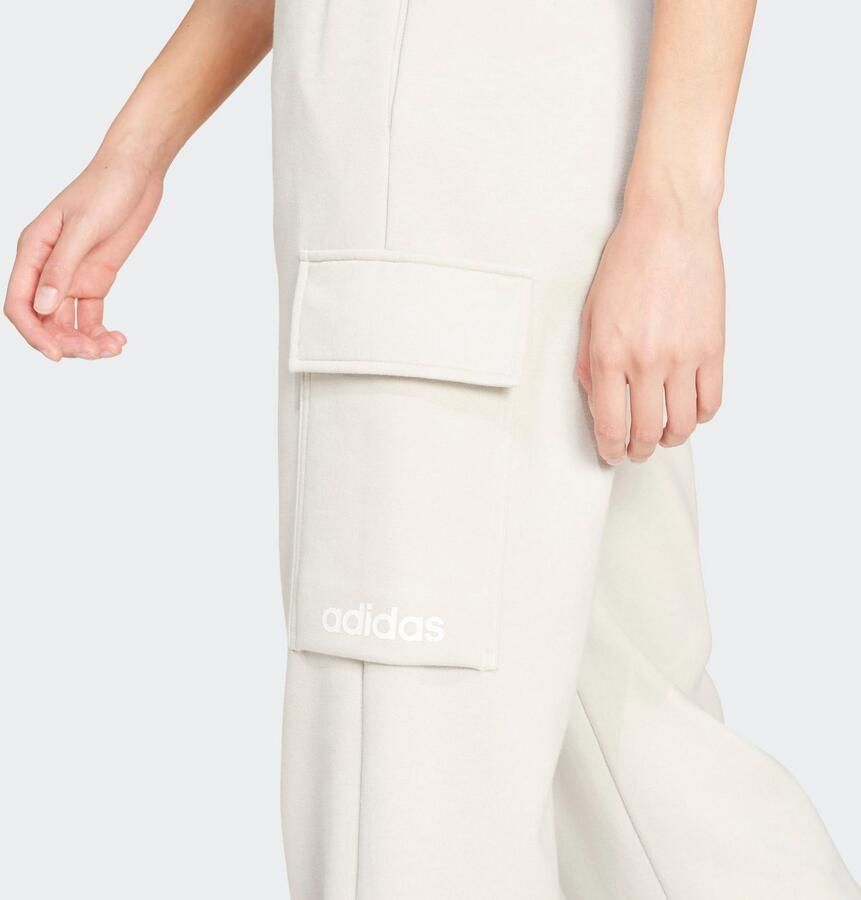 Adidas Sportswear Sportbroek W LIN FL CARGO Cargobroek met zachte binnenkant regular fit hoge tailleband (1-delig) - Foto 2