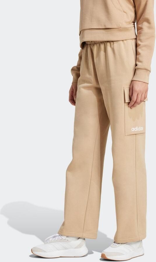 Adidas Sportswear Sportbroek W LIN FL CARGO Cargobroek met zachte binnenkant regular fit hoge tailleband (1-delig) - Foto 4