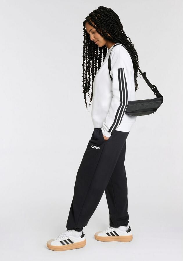 Adidas Sportswear Sportbroek W LIN FT CF PT Los gesneden hoge band van zacht french terry (1-delig) - Foto 3