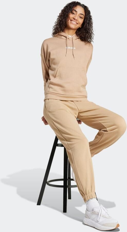 Adidas Sportswear Sportbroek W LIN FT CF PT Los gesneden hoge band van zacht french terry (1-delig) - Foto 4