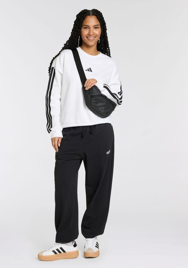 Adidas Sportswear Sportbroek W LIN FT CF PT Los gesneden hoge band van zacht french terry (1-delig) - Foto 4