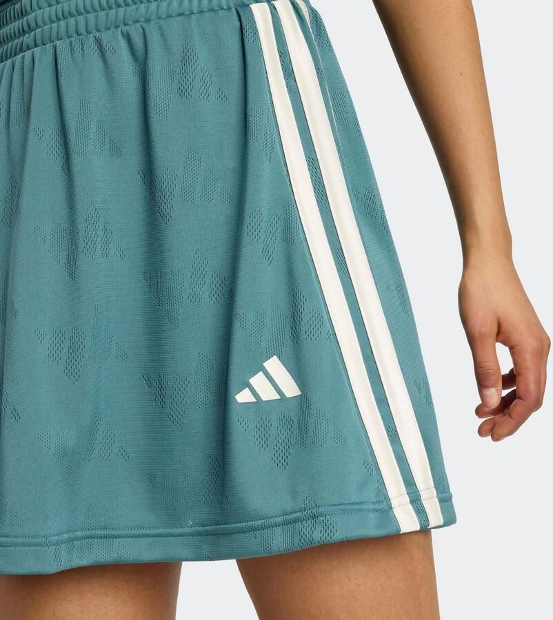 Adidas Stadium 3-Stripes Tennis Inspired Jacquard Rok met Short - Foto 3