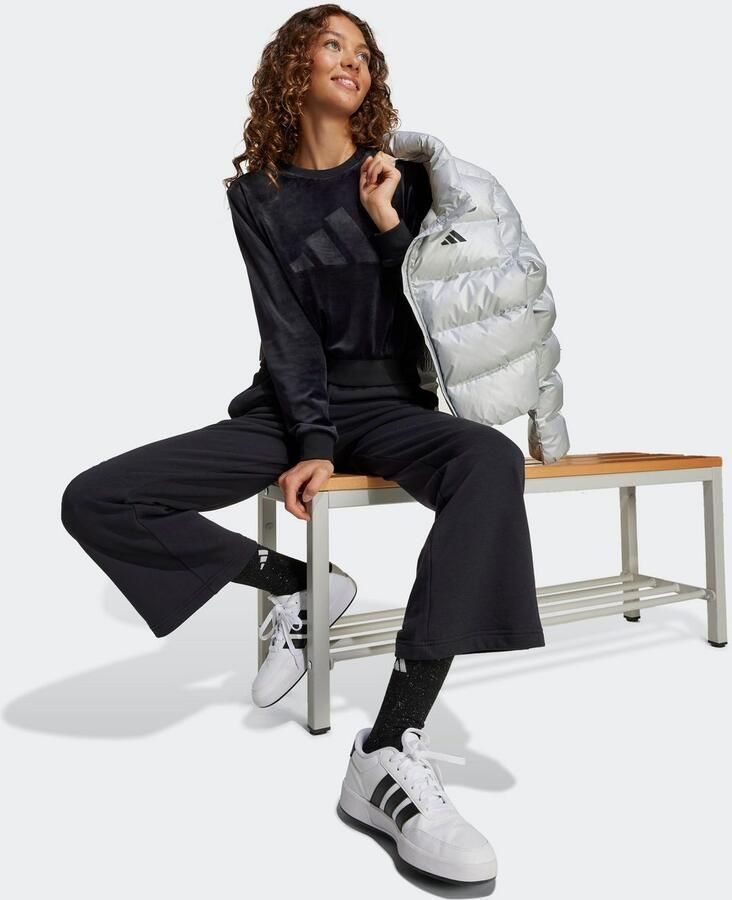 Adidas Holiday Glam Cropped Sweatshirt