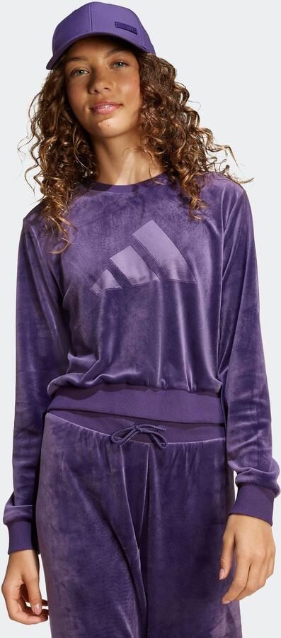 Adidas Holiday Glam Cropped Sweatshirt - Foto 6