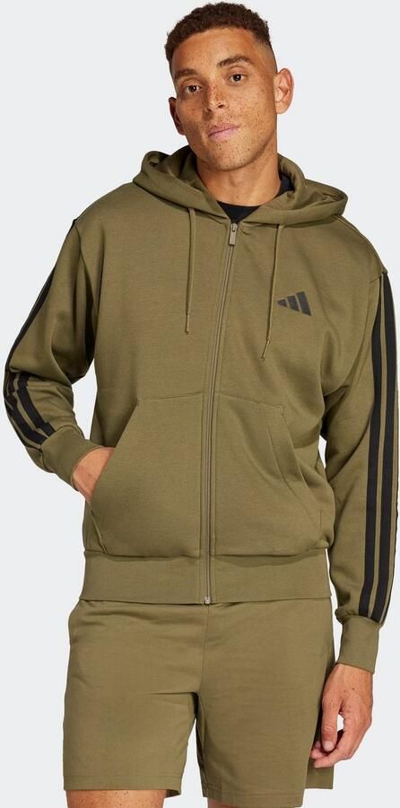 Adidas Sportswear Sweatjack met ritssluiting en kangoeroezak - Foto 3