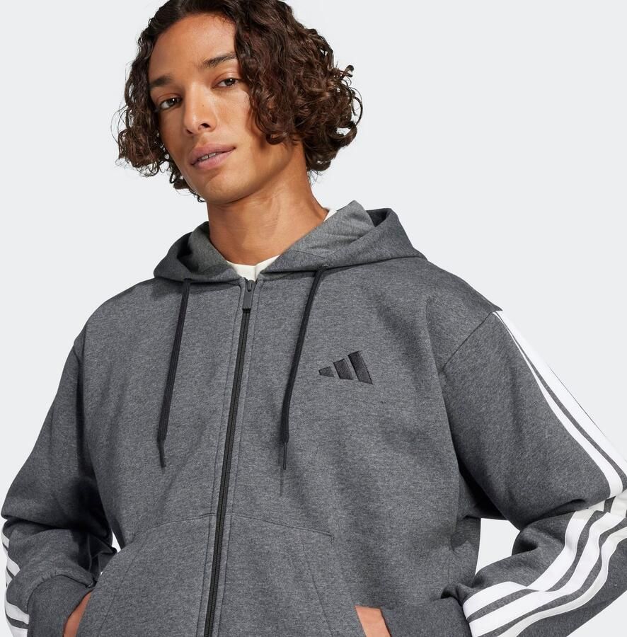 Adidas Sportswear Sweatshirt M 3S FL FZ HD - Foto 2