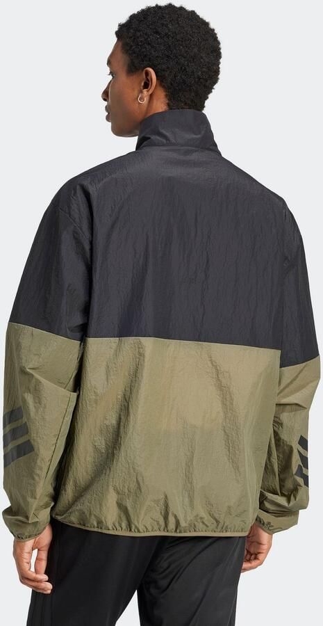 Adidas Future Icons 3-Stripes Woven Sweatshirt met Halflange Rits - Foto 5