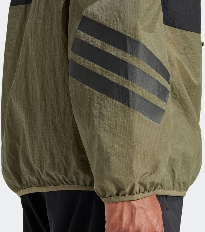 Adidas Future Icons 3-Stripes Woven Sweatshirt met Halflange Rits - Foto 2