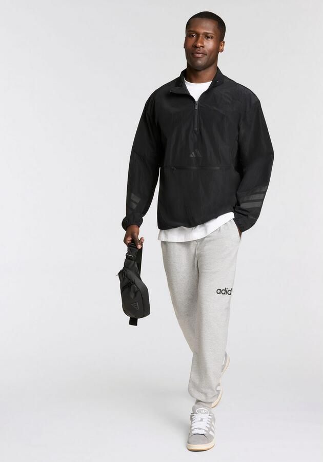 Adidas Future Icons 3-Stripes Woven Sweatshirt met Halflange Rits - Foto 4