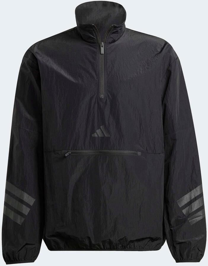 Adidas Future Icons 3-Stripes Woven Sweatshirt met Halflange Rits - Foto 3