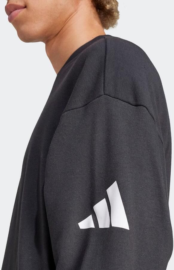 Adidas Essentials Loose Fit 3 Bar Logo Sweatshirt - Foto 3