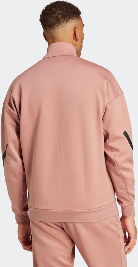 Adidas Z.N.E. Sweatshirt met Korte Rits Roze- Heren Roze - Foto 8