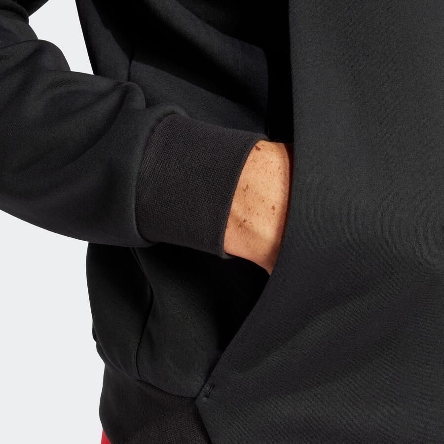 Adidas Z.N.E. Sweatshirt met Korte Rits Zwart- Heren Zwart