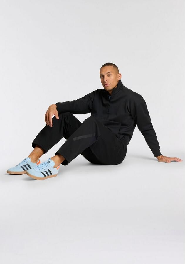 Adidas Z.N.E. Sweatshirt met Korte Rits Zwart- Heren Zwart - Foto 4
