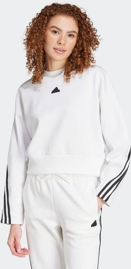 Adidas Future Icons 3-Stripes Wit Sweatshirt White Dames - Foto 6