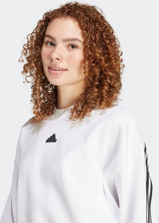 Adidas Future Icons 3-Stripes Wit Sweatshirt White Dames