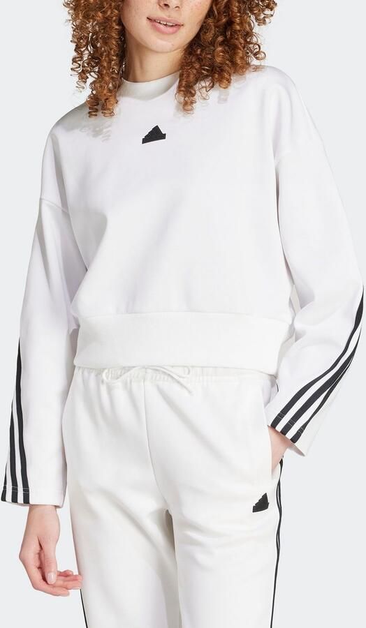 Adidas Future Icons 3-Stripes Wit Sweatshirt White Dames - Foto 4