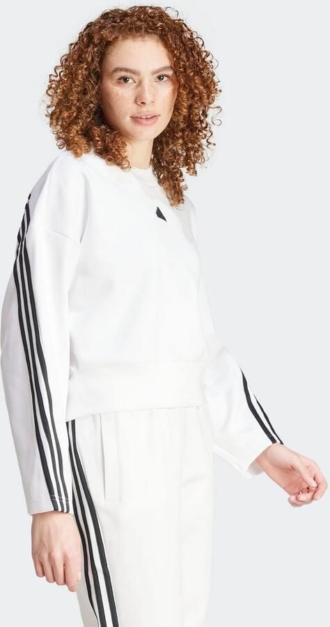 Adidas Future Icons 3-Stripes Wit Sweatshirt White Dames - Foto 5