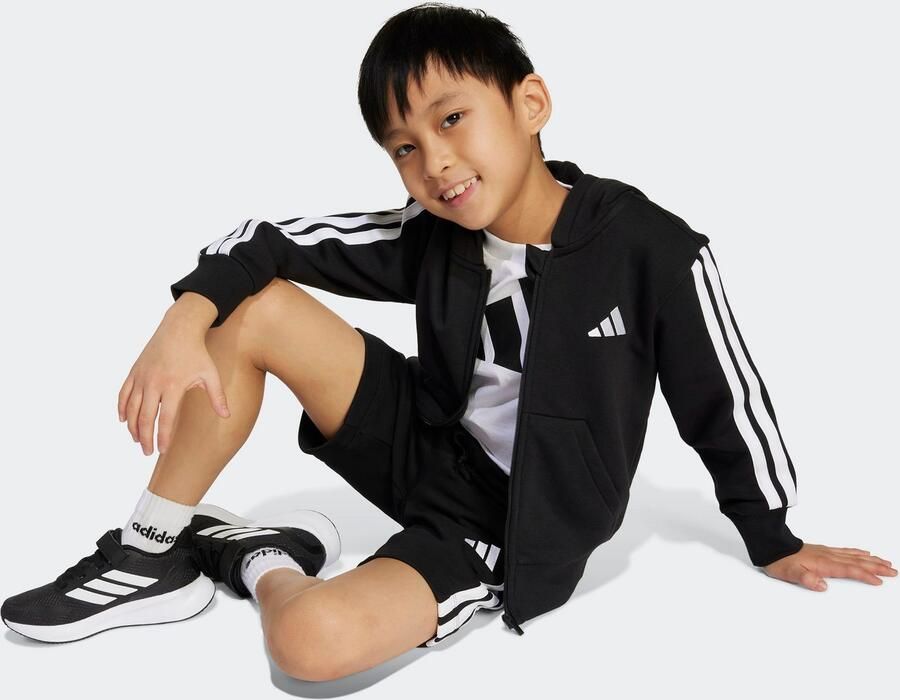 Adidas Sportswear Sweatvest LK 3S FL FZ HD (1-delig) - Foto 2