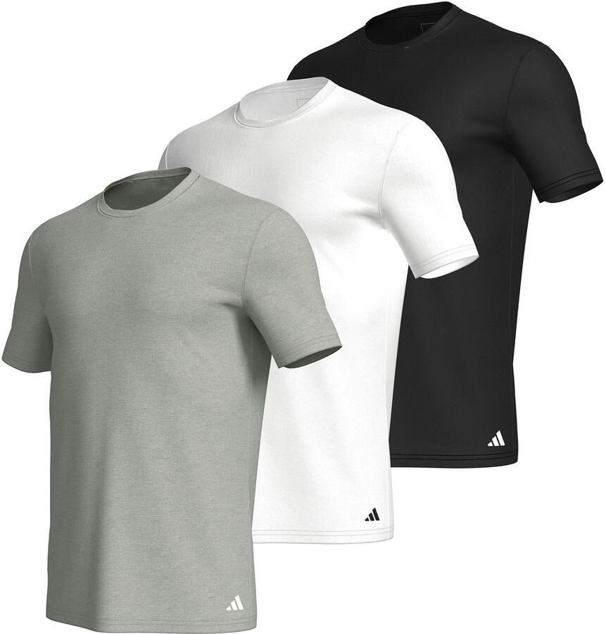 Adidas Sportswear T-shirt Actieve kern katoen Losse pasvorm ronde hals korte mouw (Set van 3) - Foto 7
