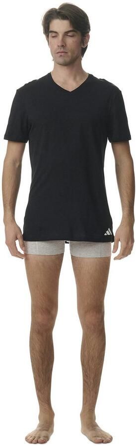 Adidas Sportswear T-shirt Actieve kern katoen V-hals korte mouw comfortabel (Set van 3) - Foto 4