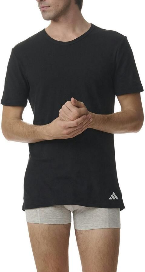 Adidas Sportswear T-shirt Active Flex Cotton Losse pasvorm ronde hals korte mouw (Set van 2) - Foto 3