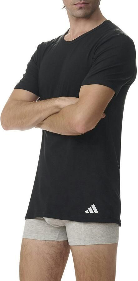 Adidas Sportswear T-shirt Active Flex Cotton Losse pasvorm ronde hals korte mouw (Set van 2) - Foto 4