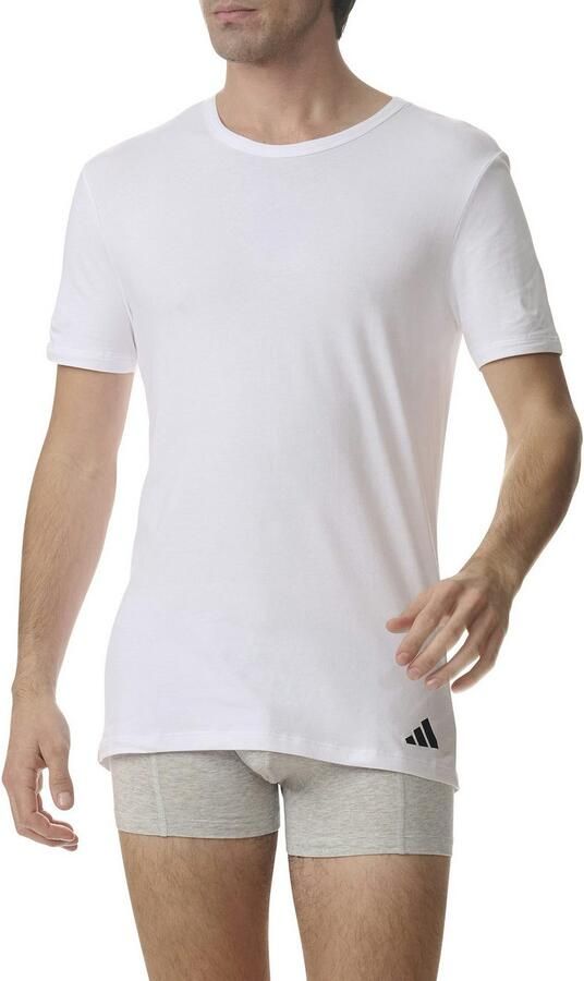 Adidas Sportswear T-shirt Active Flex Cotton Losse pasvorm ronde hals korte mouw (Set van 2) - Foto 2